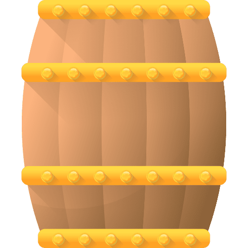 Barrel wine barrel restaurant icon