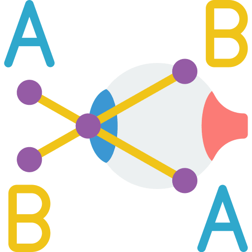 Eye vision healthcare proof icon