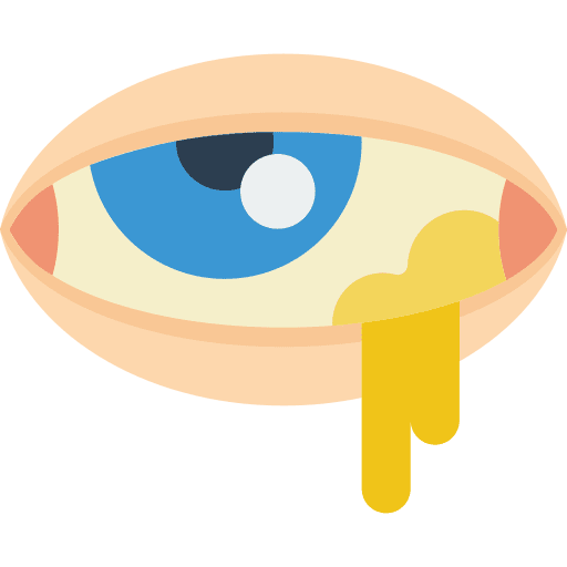 Infection tear infection healthcare and medical icon