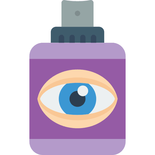 Spray healthcare and medical medical eye icon