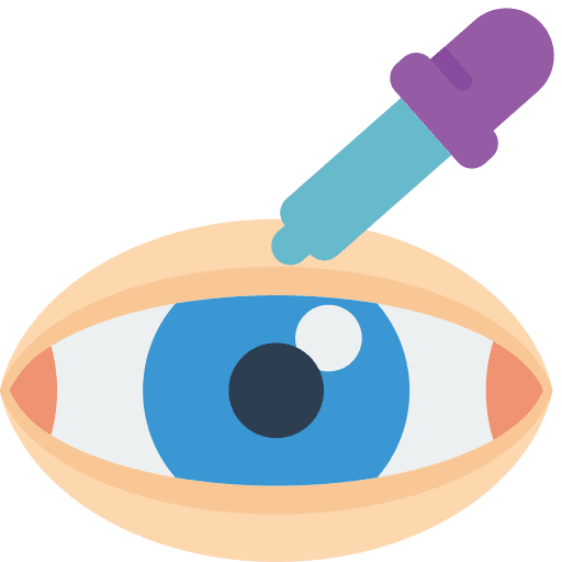 Eye drop medication eye drops medical icon