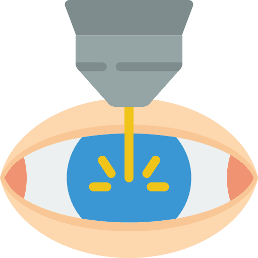 Laser medical laser healthcare and medical icon