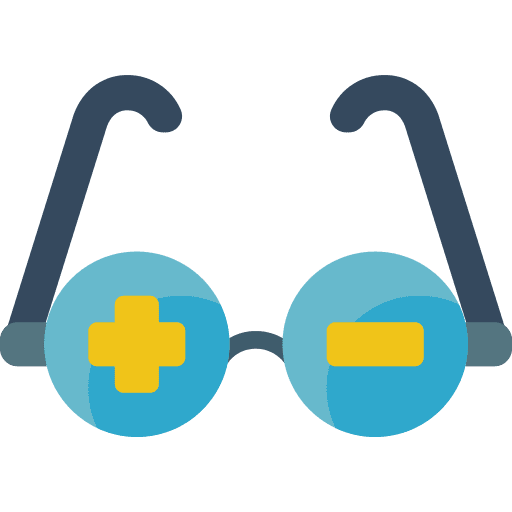 Prescription glasses medication healthcare and medical icon