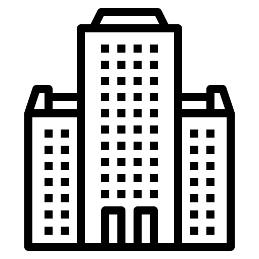 Building building office under construction icon