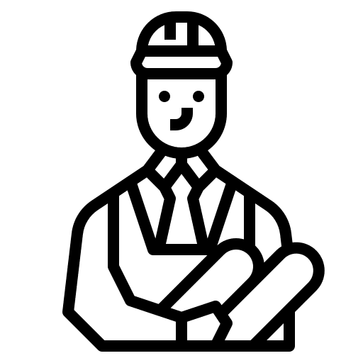 Engineering avatar engineering construction and tools icon