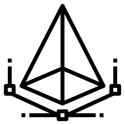 Geometric construction and tools under construction 3d file icon