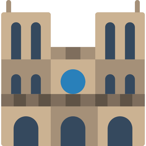 Notre dame paris architectonic catholic icon