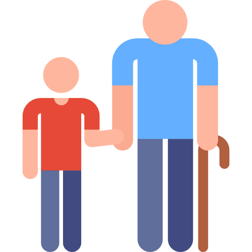 Grandfather love people grandparents icon