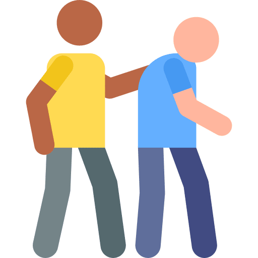 Man cane people old man icon