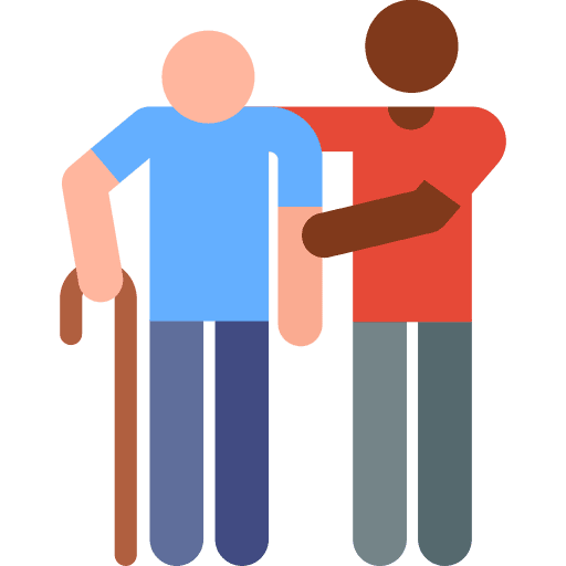 Old old people family old icon