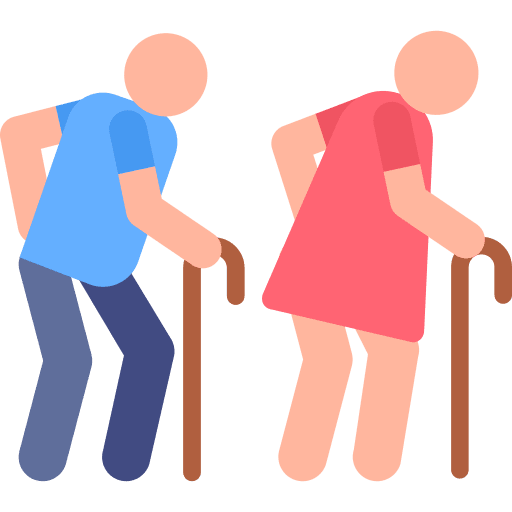 Old two people avatar love and romance icon