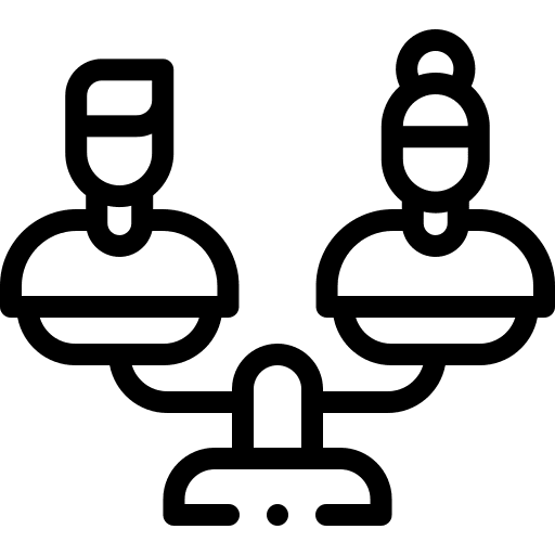 Gender equality vindication women people icon