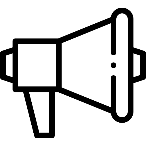 Megaphone megaphone communications loud icon