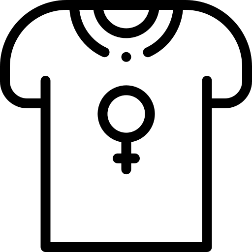 Feminism t shirt fashion gender icon