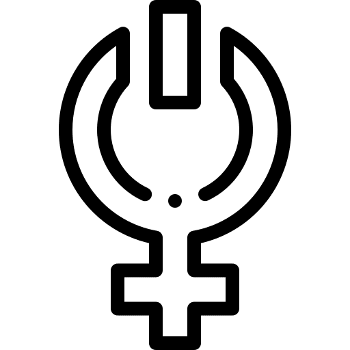 Feminism women gender sign icon