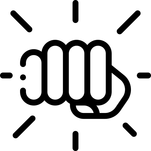 Girl power hand girl power hands and gestures icon