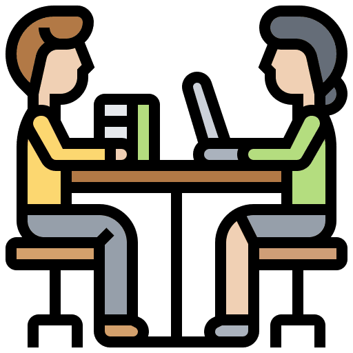 Employee professions and jobs business and finance human resources icon