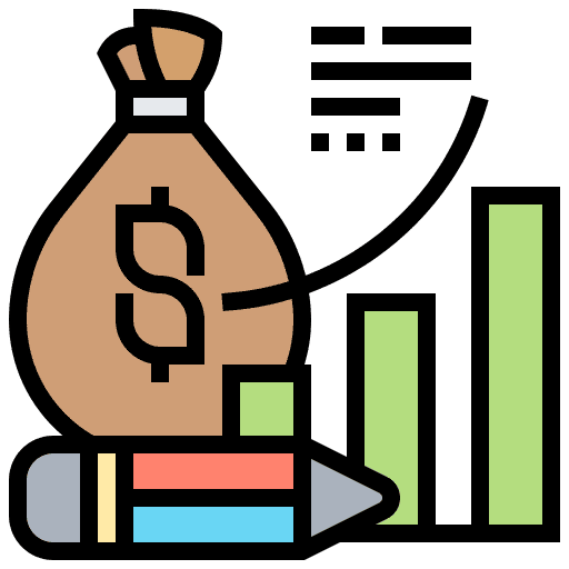 Finance dollar business and finance payment icon
