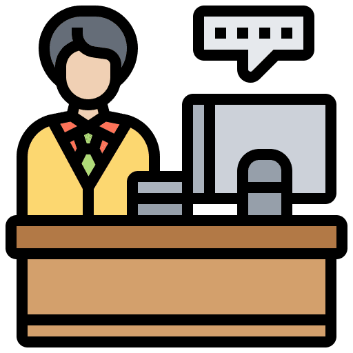 Secretary secretary employee office icon