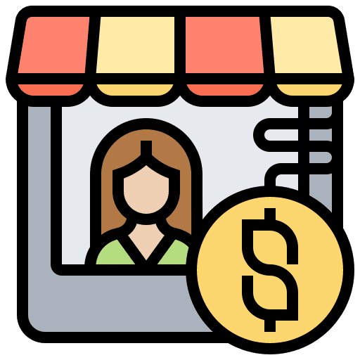 Sales business marketing commercial icon