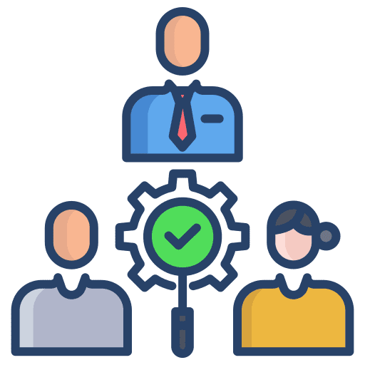 Boss administrator business and finance people icon