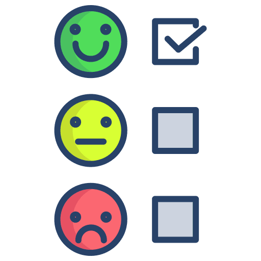 Feedback nps user rate icon