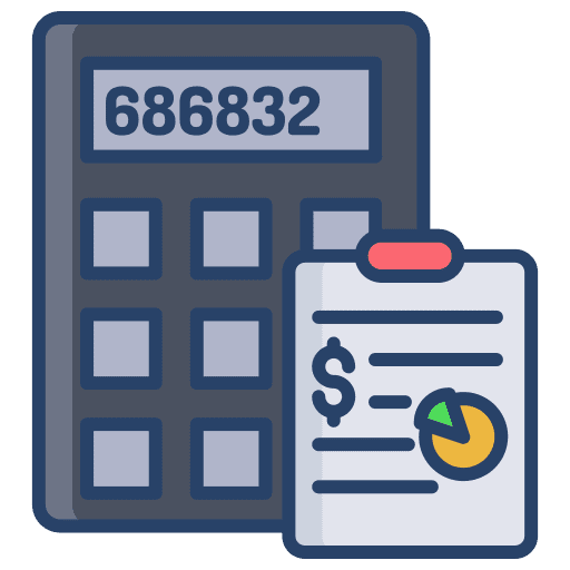 Calculator calculating account calculation icon