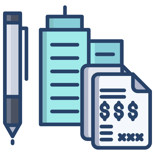 Office business business and finance file icon
