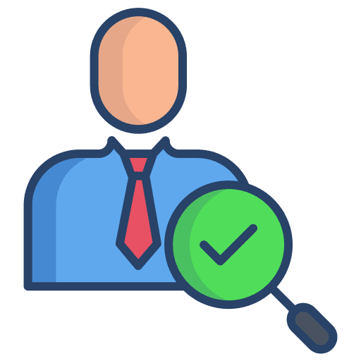 Search business searching man icon