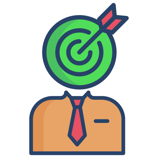 Target occupation target profession icon