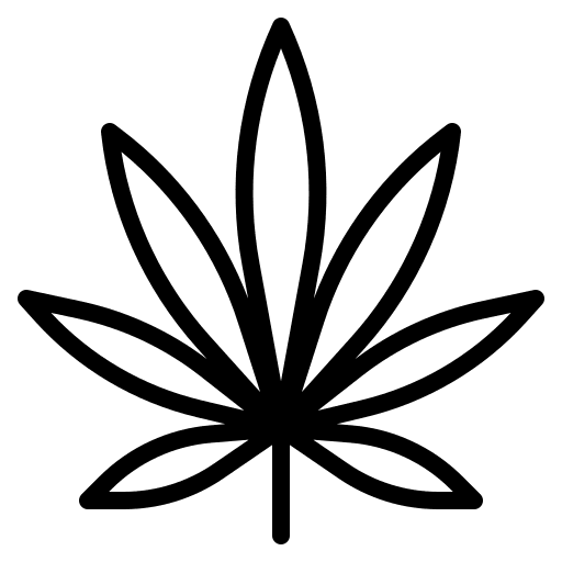 Marijuana weed marijuana leaf icon