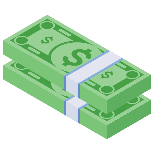 Money business and finance dollar finance icon