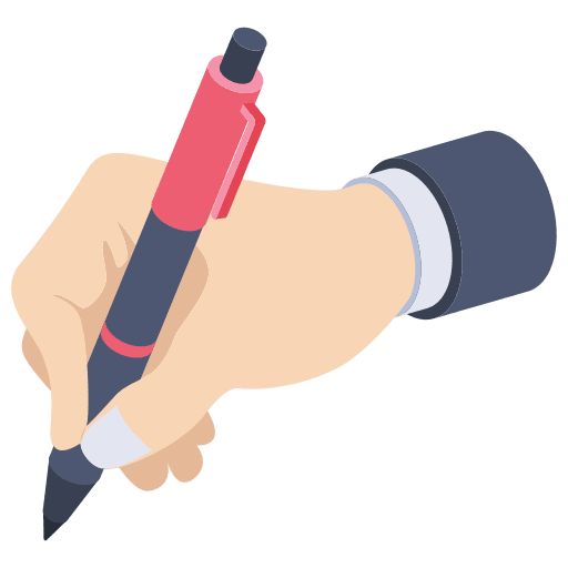 Autograph business and finance sign signature icon