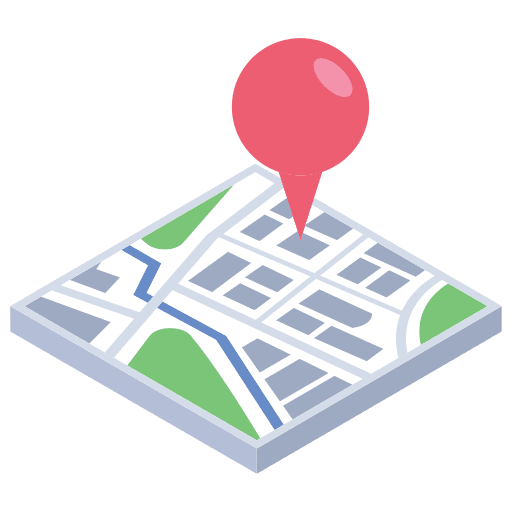 Map pointer maps and location region business and finance icon
