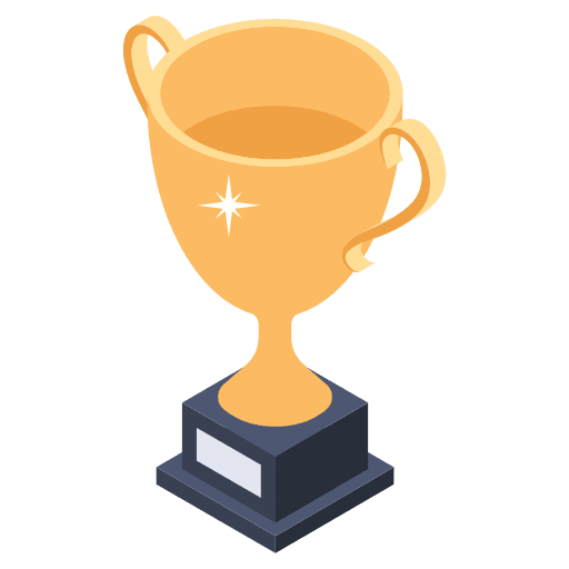 Trophy champion winner cup icon