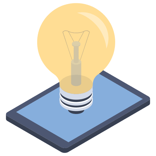 Innovation touch screen innovation interface icon