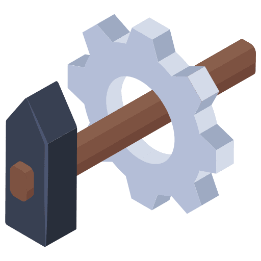 Management management settings construction and tools icon