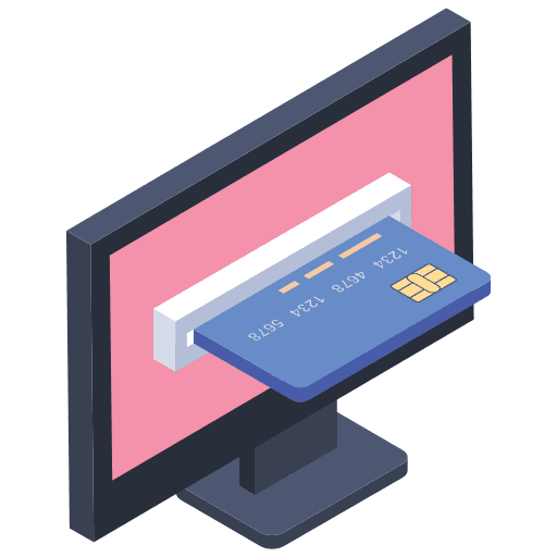 Online payment online payment pay card coin icon