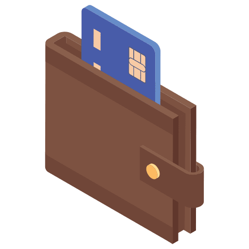 Wallet payment method billfold business and finance icon