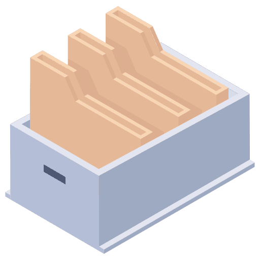 Folder business and finance folder storage icon