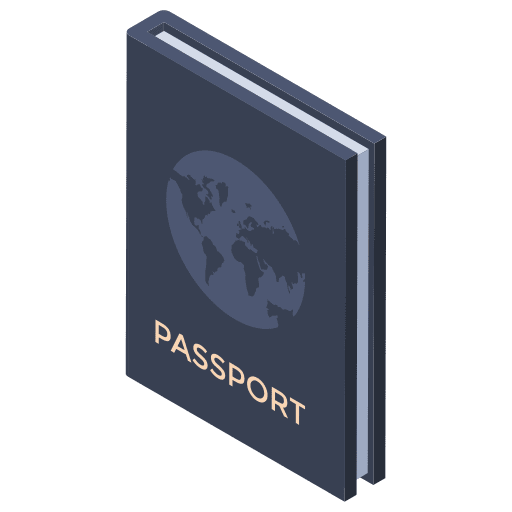 Passport passport technology finance and business icon