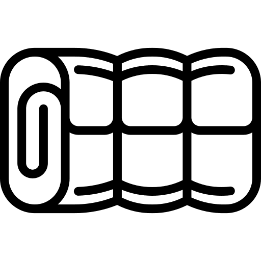 Sleeping bag hobbies and free time sleep camping icon