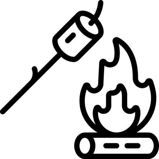 Fire flame logs fire icon