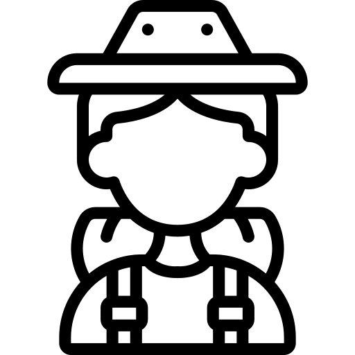 Hiker man person hiker icon