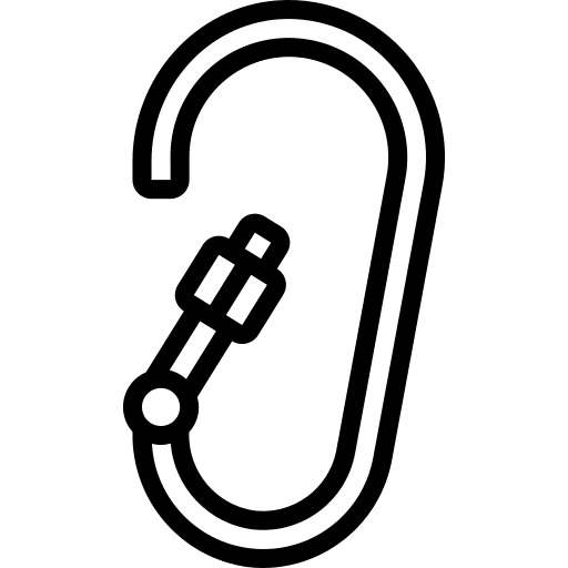 Clip clip climbing mountain icon