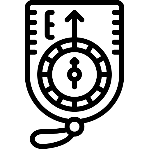 Compass location equipment travel icon