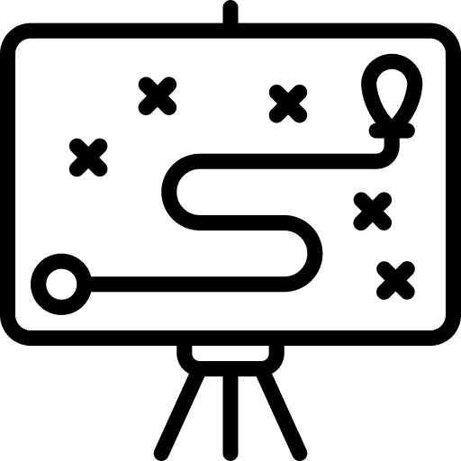 Presentation presentation planing location icon