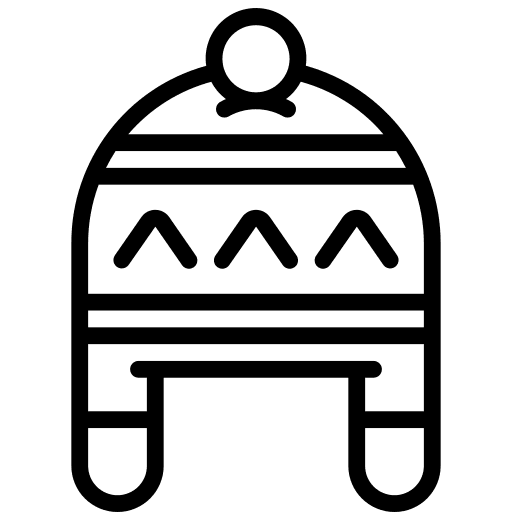 Hat warm winter hat icon