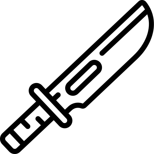 Knife knife sharp blade icon