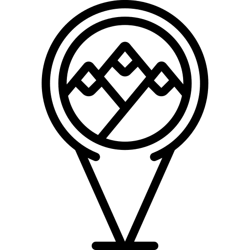 Location hobbies and free time marker location icon